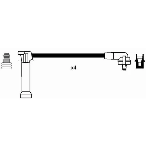 Sada zapaľovacích káblov NGK 0642 - obr. 1