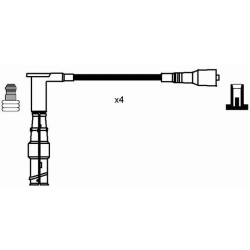 Sada zapaľovacích káblov NGK 0738 - obr. 1