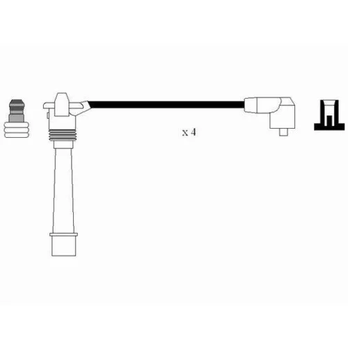 Sada zapaľovacích káblov 7211 /NGK/
