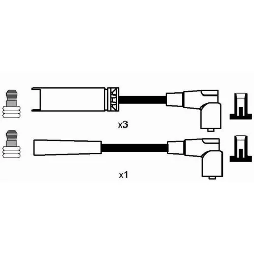 Sada zapaľovacích káblov NGK 8275 - obr. 1