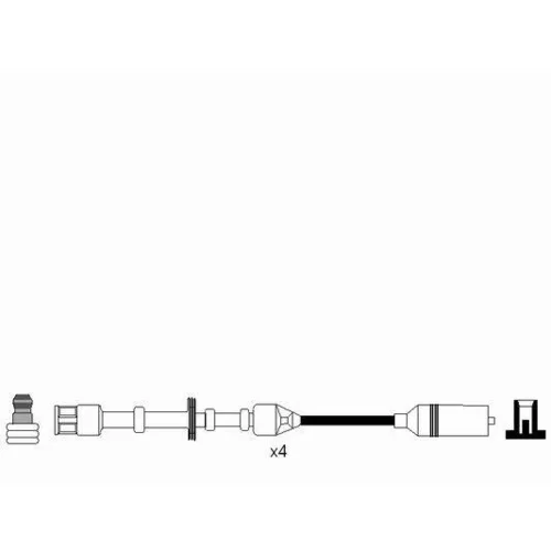 Sada zapaľovacích káblov NGK 0967 - obr. 1