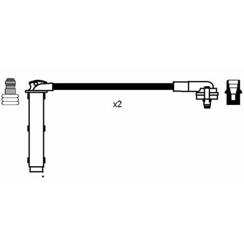 Sada zapaľovacích káblov NGK 5405 - obr. 1