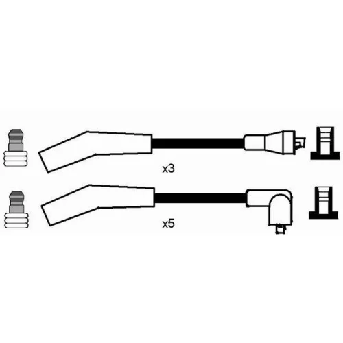 Sada zapaľovacích káblov NGK 7079 - obr. 1