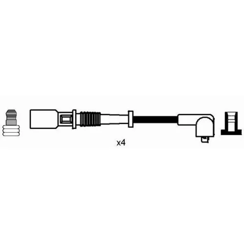 Sada zapaľovacích káblov NGK 8192 - obr. 1