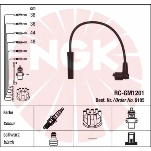 Sada zapaľovacích káblov NGK 9185