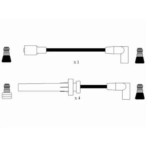 Sada zapaľovacích káblov NGK 7248 - obr. 1