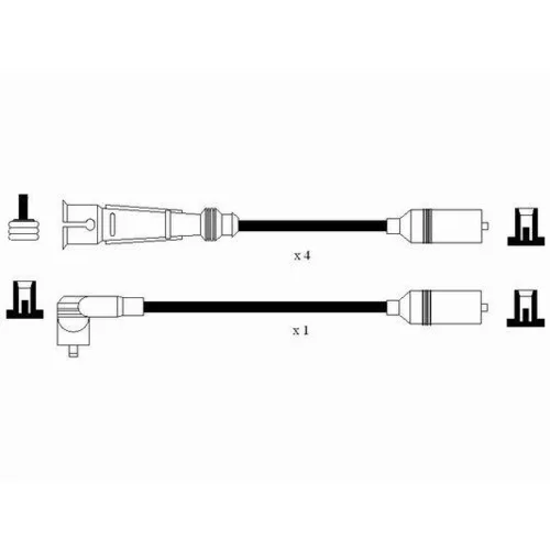 Sada zapaľovacích káblov NGK 7363 - obr. 1