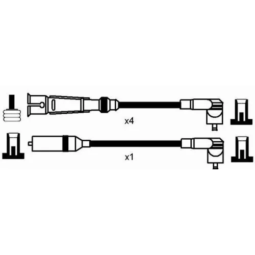 Sada zapaľovacích káblov NGK 0937 - obr. 1