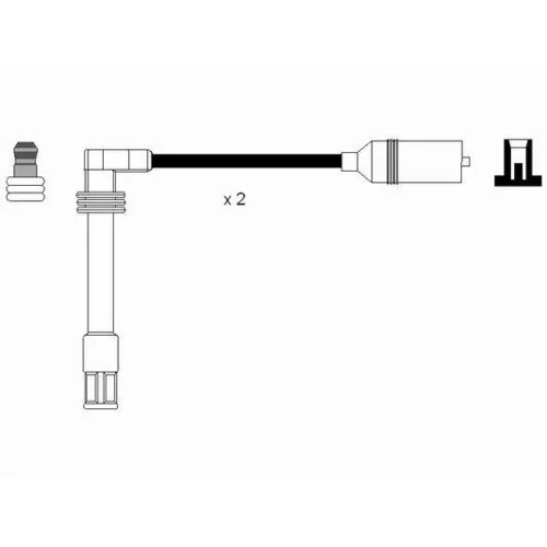 Sada zapaľovacích káblov NGK 2348 - obr. 1