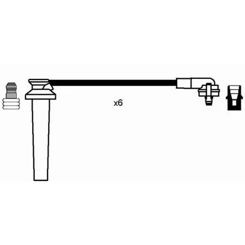 Sada zapaľovacích káblov NGK 7701 - obr. 1