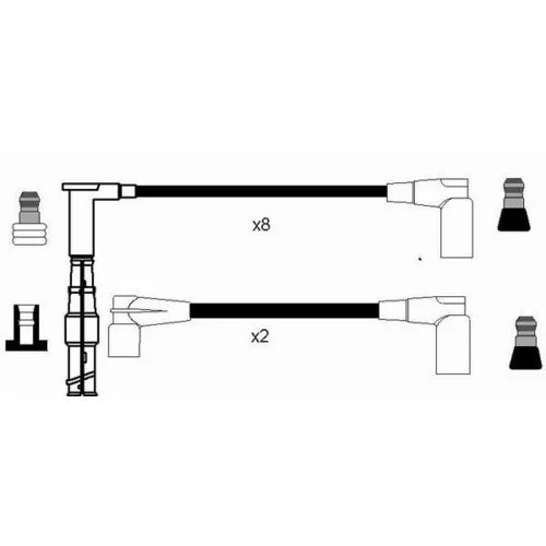 Sada zapaľovacích káblov NGK 0747 - obr. 1