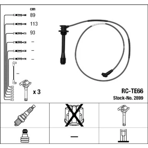 Sada zapaľovacích káblov NGK 2899