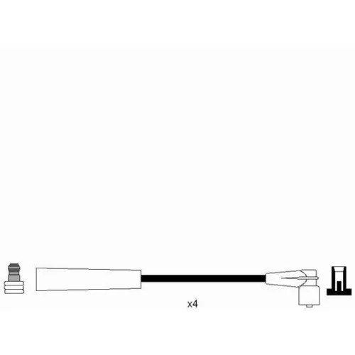 Sada zapaľovacích káblov NGK 4943 - obr. 1