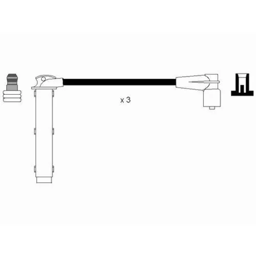 Sada zapaľovacích káblov NGK 7408 - obr. 1