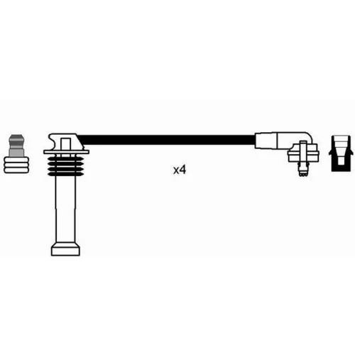 Sada zapaľovacích káblov NGK 0641 - obr. 1