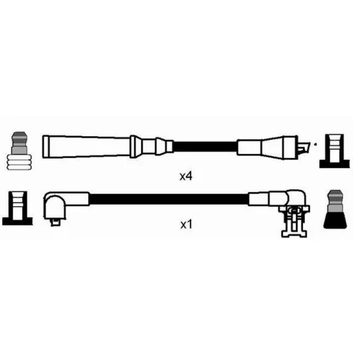 Sada zapaľovacích káblov NGK 8840 - obr. 1