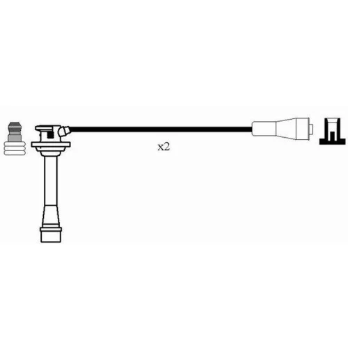 Sada zapaľovacích káblov NGK 0717 - obr. 1