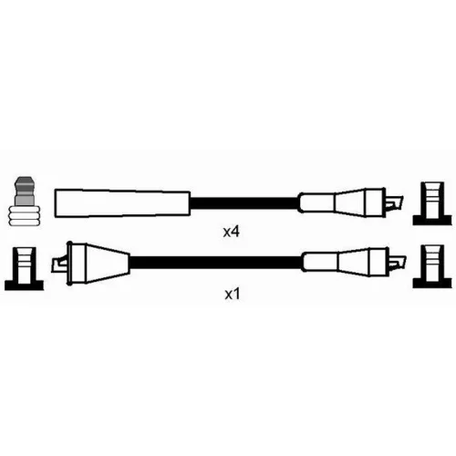 Sada zapaľovacích káblov NGK 0678 - obr. 1