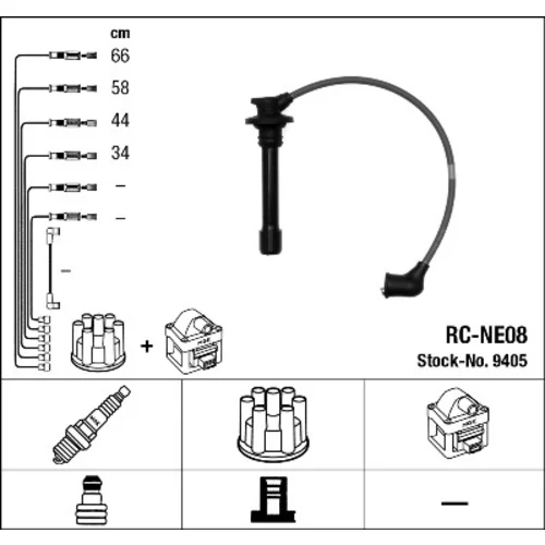 Sada zapaľovacích káblov NGK 9405