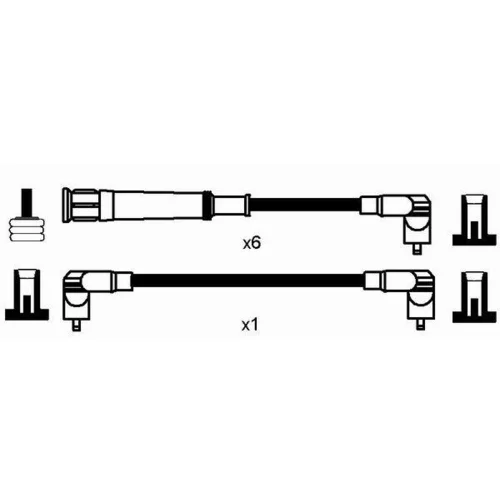 Sada zapaľovacích káblov NGK 0576 - obr. 1