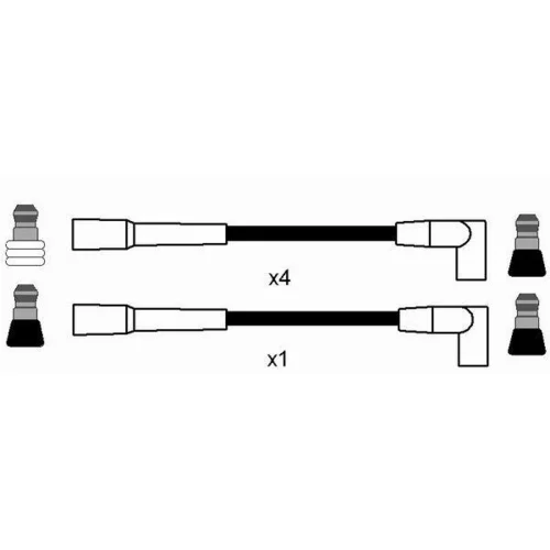 Sada zapaľovacích káblov NGK 0778 - obr. 1
