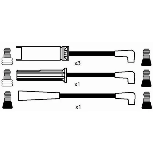 Sada zapaľovacích káblov NGK 2996 - obr. 1