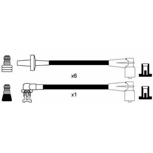 Sada zapaľovacích káblov NGK 2586 - obr. 1