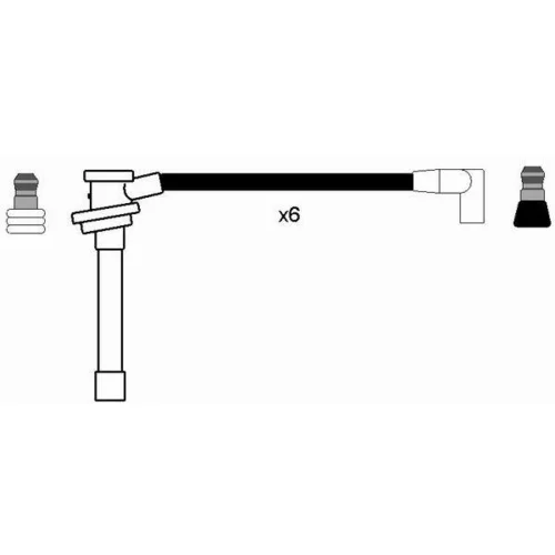 Sada zapaľovacích káblov NGK 2582 - obr. 1