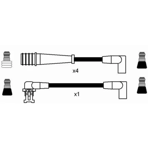 Sada zapaľovacích káblov NGK 7151 - obr. 1