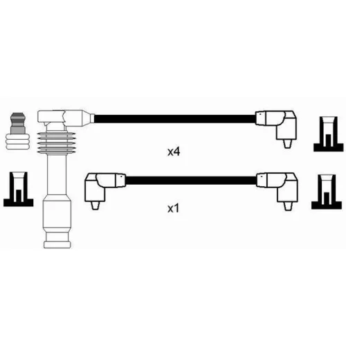 Sada zapaľovacích káblov NGK 0768 - obr. 1