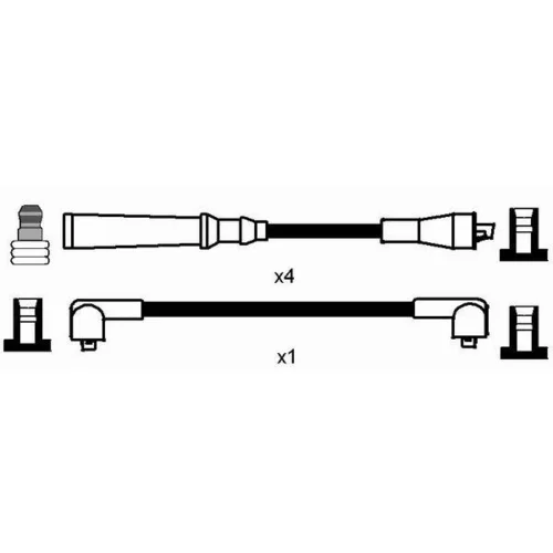 Sada zapaľovacích káblov NGK 2564 - obr. 1