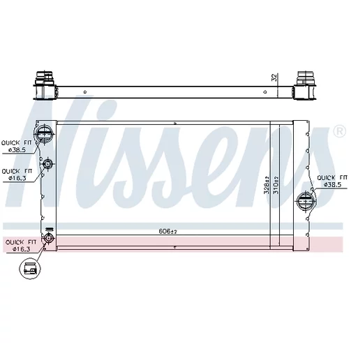 Chladič motora 60769 /NISSENS/ - obr. 5