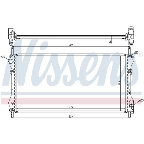 Chladič motora NISSENS 62046A - obr. 4