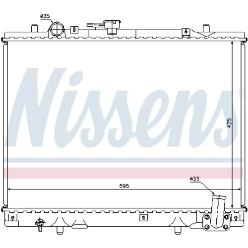 Chladič motora NISSENS 62892 - obr. 4