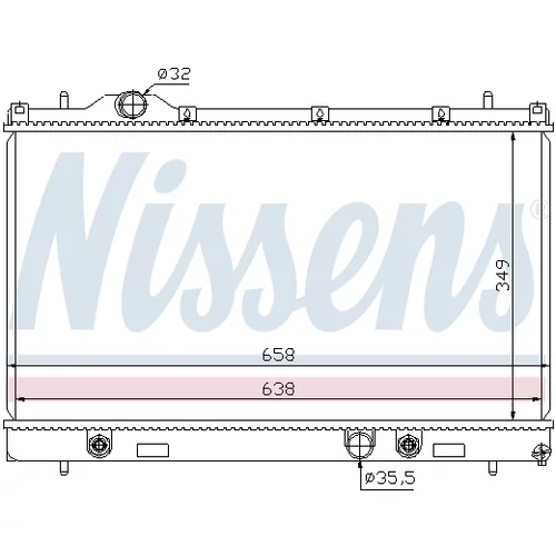 Chladič motora NISSENS 69209 - obr. 5