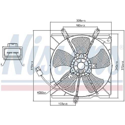 Ventilátor chladenia motora NISSENS 85012 - obr. 5