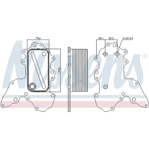 Chladič motorového oleja 90984 /NISSENS/ - obr. 5