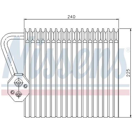 Výparník klimatizácie NISSENS 92167 - obr. 4