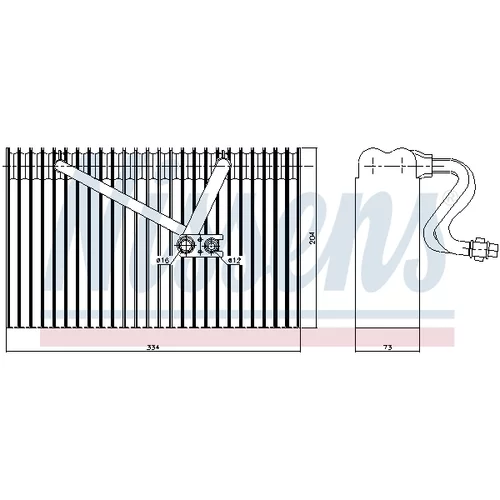 Výparník klimatizácie 92168 /NISSENS/ - obr. 4
