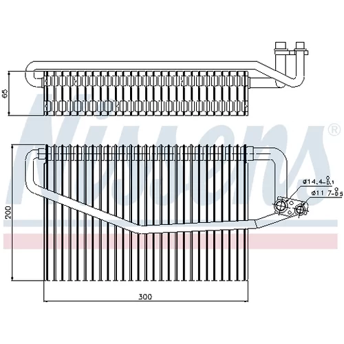 Výparník klimatizácie NISSENS 92173 - obr. 5