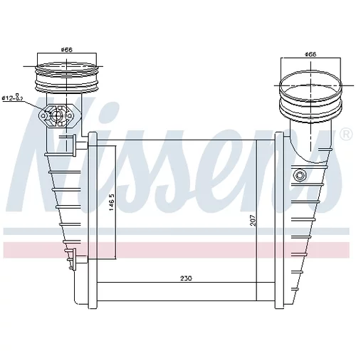 Chladič plniaceho vzduchu 96731 /NISSENS/ - obr. 4