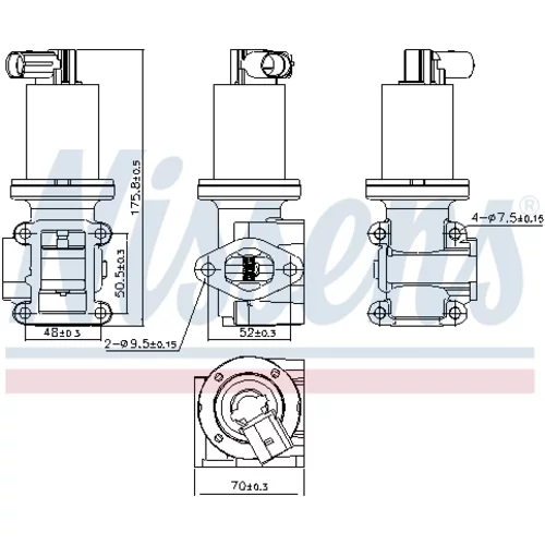 EGR ventil NISSENS 98180 - obr. 6