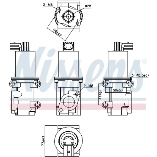 EGR ventil NISSENS 98193 - obr. 6