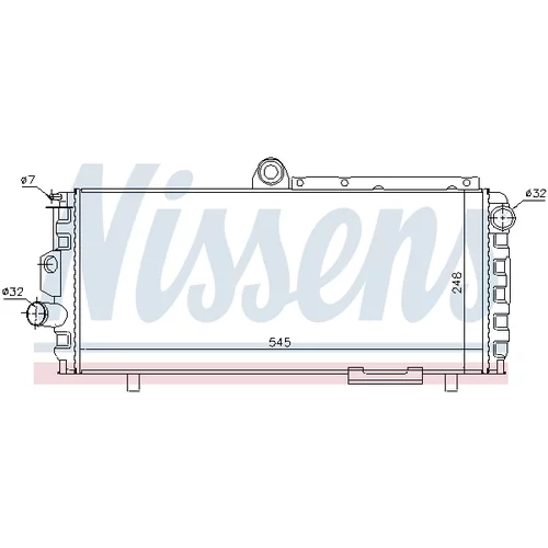 Chladič motora NISSENS 60010 - obr. 4