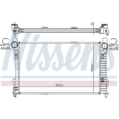 Chladič motora 62784A /NISSENS/ - obr. 5