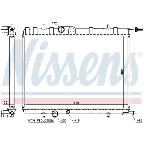 Chladič motora NISSENS 63694A - obr. 6