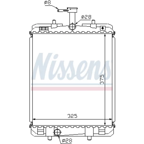 Chladič motora NISSENS 64685 - obr. 4