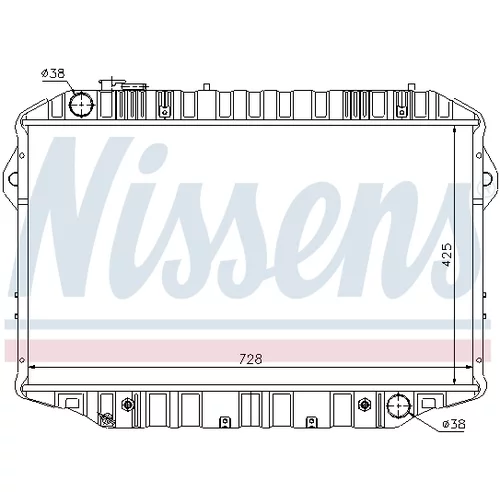 Chladič motora NISSENS 64861 - obr. 5