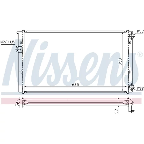 Chladič motora NISSENS 652471 - obr. 4