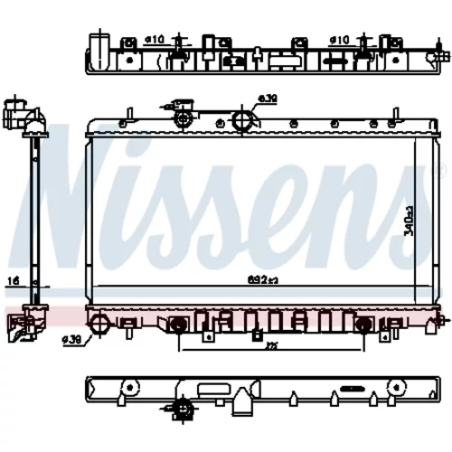 Chladič motora NISSENS 67711 - obr. 6